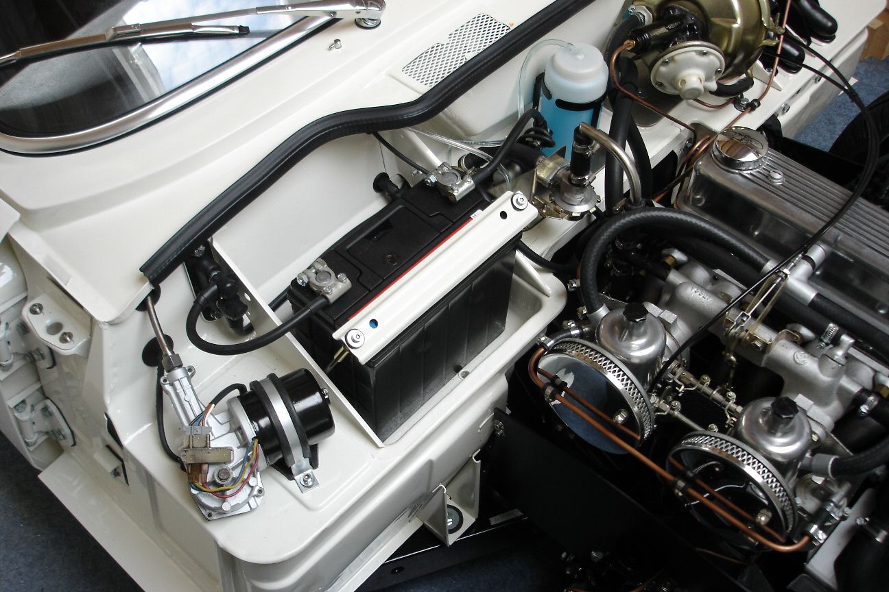 Front bulkhead, right side radio fuse box 